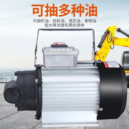 灼濛 电动抽油泵柴油12v24v220v自吸泵液压油抽油机机油泵齿轮泵,一品好特惠